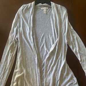 Thin Gray Cardigan